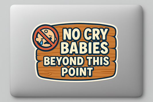 Cartoon Signboard Sticker Decal Vinyl Laptop Car Window Bumper AUTO Water Bottle Helmets Waterproof Funny