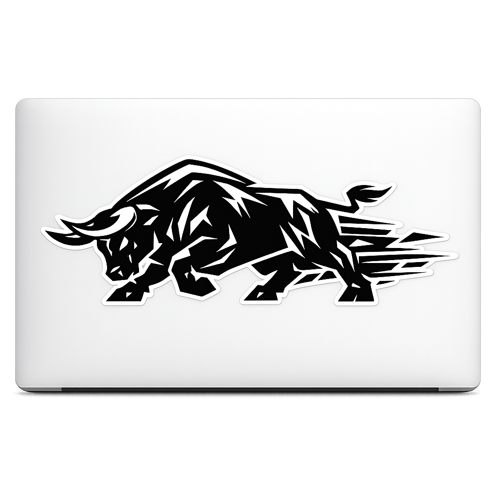 Aggressive Taurus Sticker Decal Vinyl Laptop Car Window Bumper AUTO Water Bottle Helmets Waterproof Black White