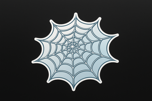 3D Spiderweb Sticker Decal Vinyl Laptop Car Window Bumper AUTO Water Bottle Helmets Waterproof Arachnid