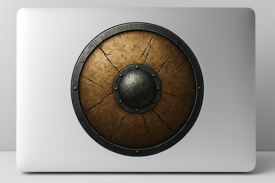 Spartan Shield Sticker Decal Ancient Greek Warrior Emblem Vinyl Laptop Car Window Bumper AUTO Water Bottle Helmets Truck Waterproof Historic Warrior Artifact
