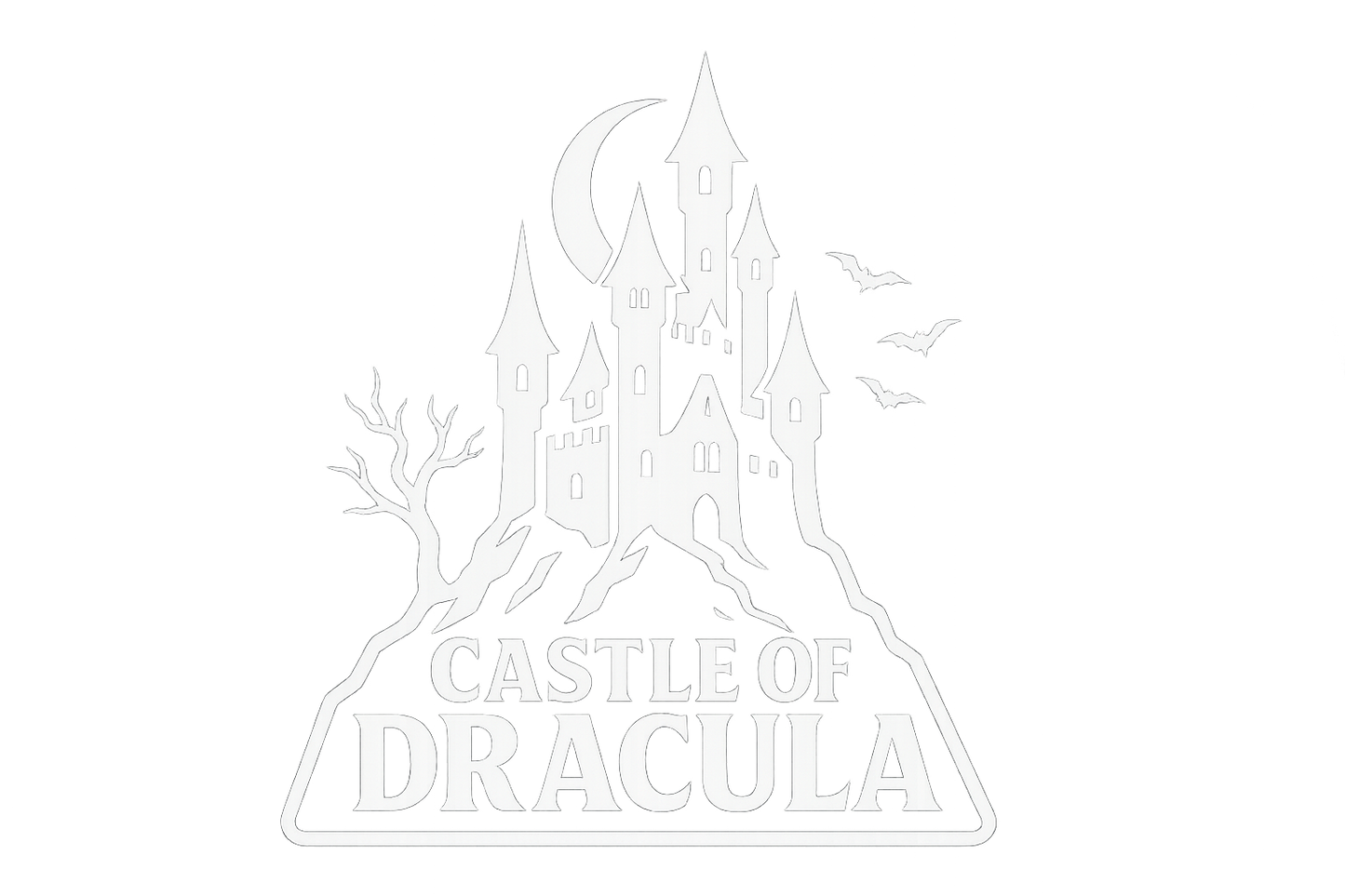 Castle of Dracula Transylvania Sticker Decal Vinyl Laptop Car Window Bumper AUTO Water Bottle Helmets Waterproof
