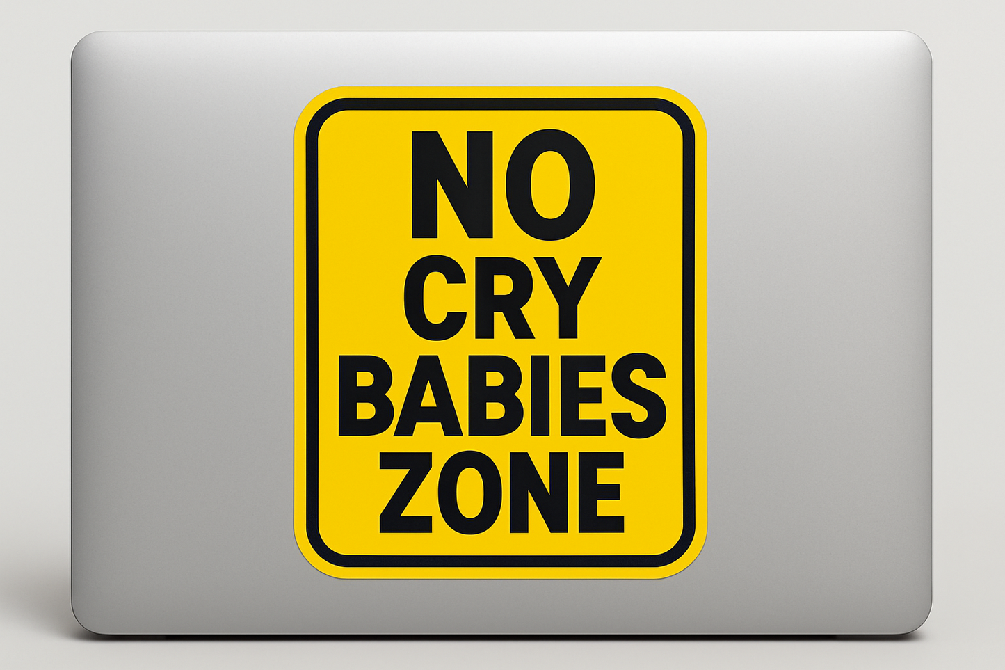 USA No Cry Babies Zone Sticker Decal Vinyl Laptop Car Window Bumper AUTO Water Bottle Helmets Waterproof