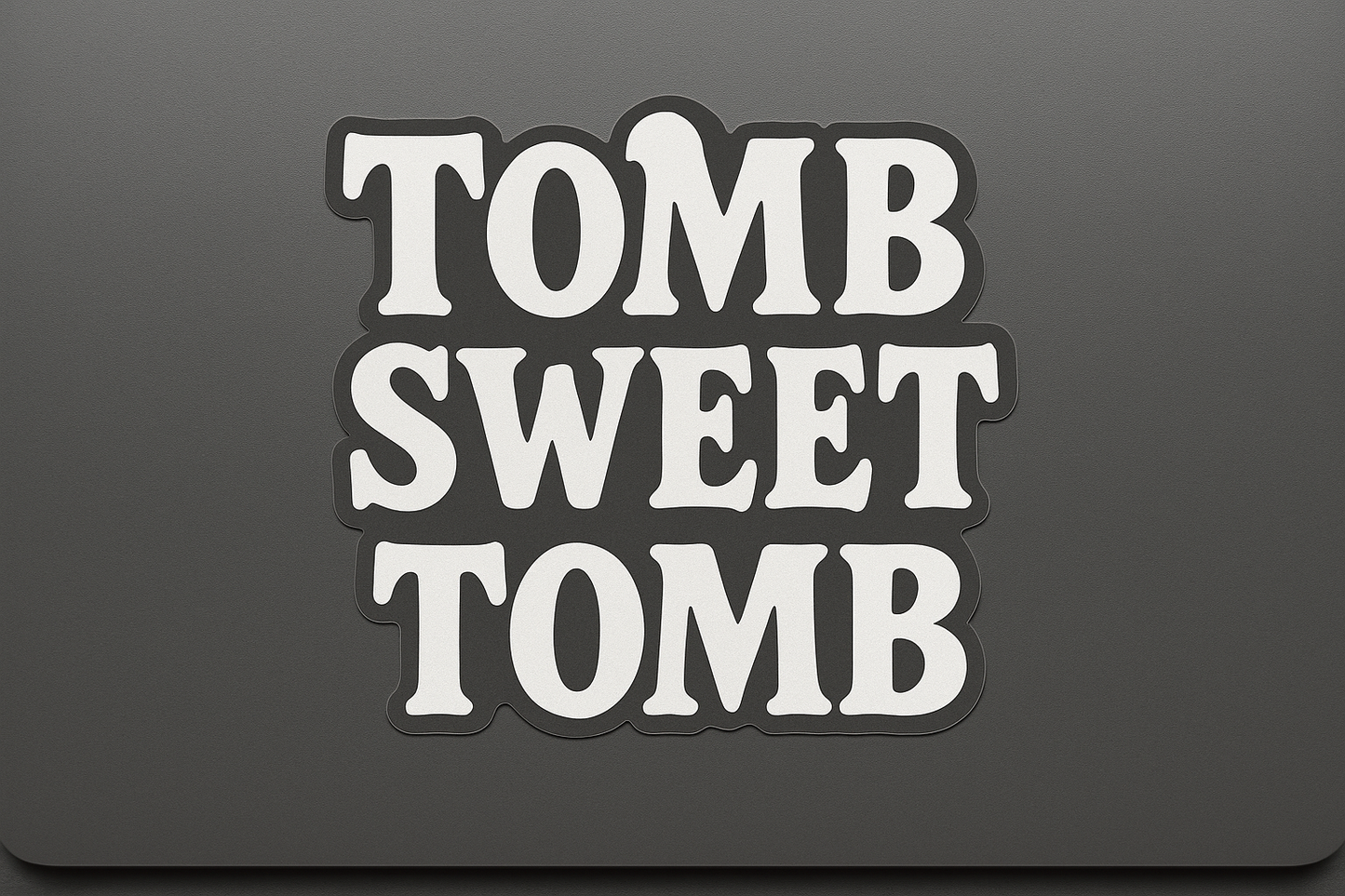 Halloween Tomb Sweet Tomb Sticker Decal Vinyl Laptop Car Window Bumper AUTO Water Bottle Helmets Waterproof Bold High-Contrast