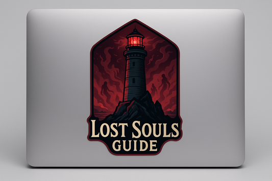 Haunted Lighthouse Sticker Decal Vinyl Laptop Car Window Bumper AUTO Water Bottle Helmets Waterproof Lost Souls
