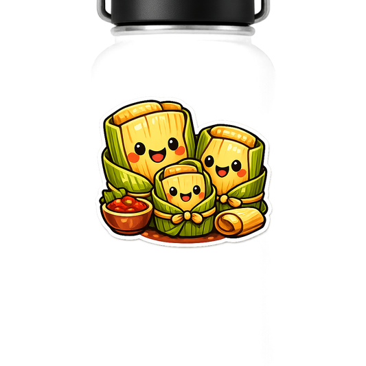 TAM Tamales Sticker Decal Vinyl Laptop Car Window Bumper AUTO Water Bottle Helmets Waterproof Traditional Food