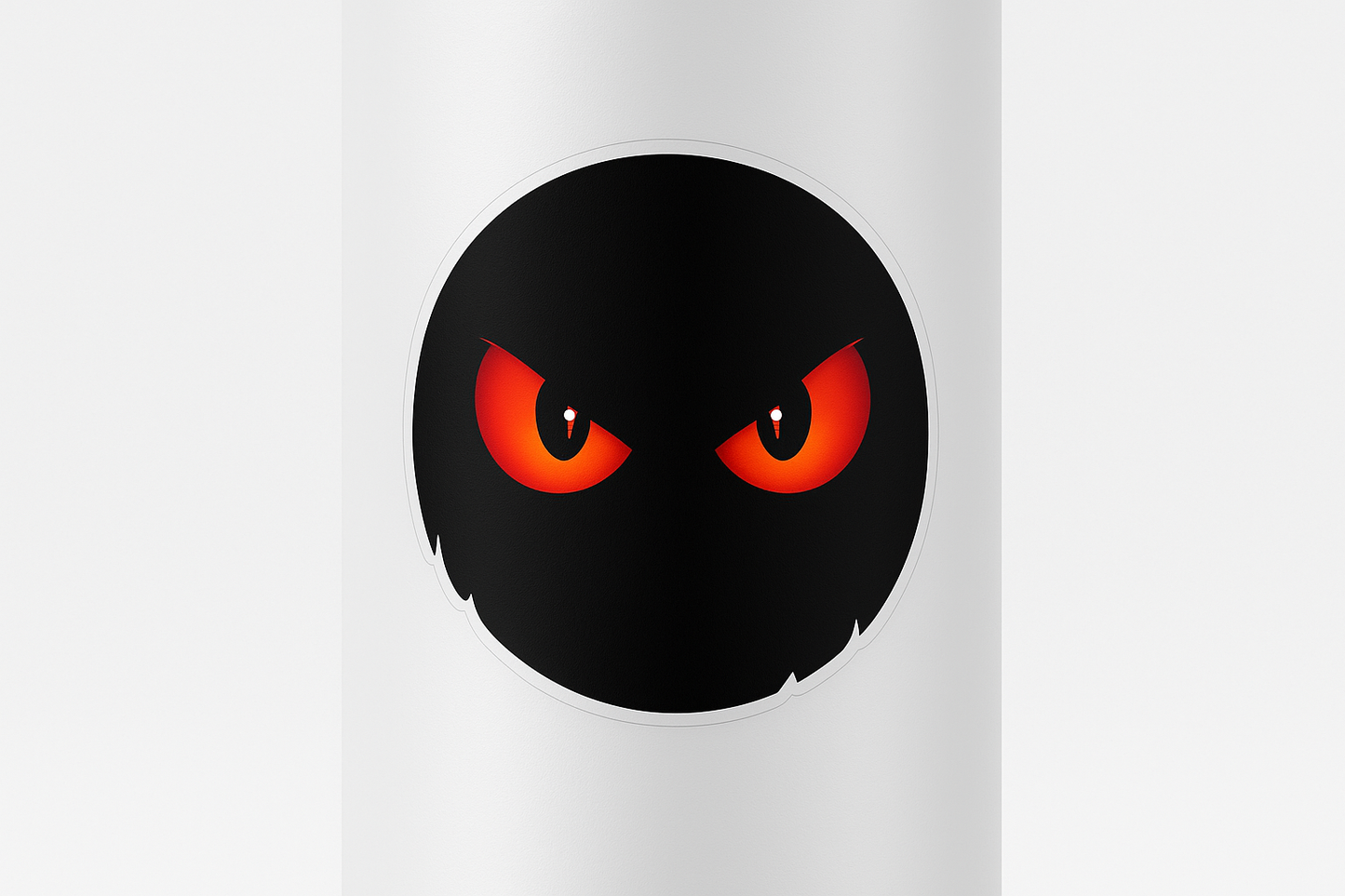 Black Moon Monster Eyes Sticker Decal Vinyl Laptop Car Window Bumper AUTO Water Bottle Helmets Waterproof