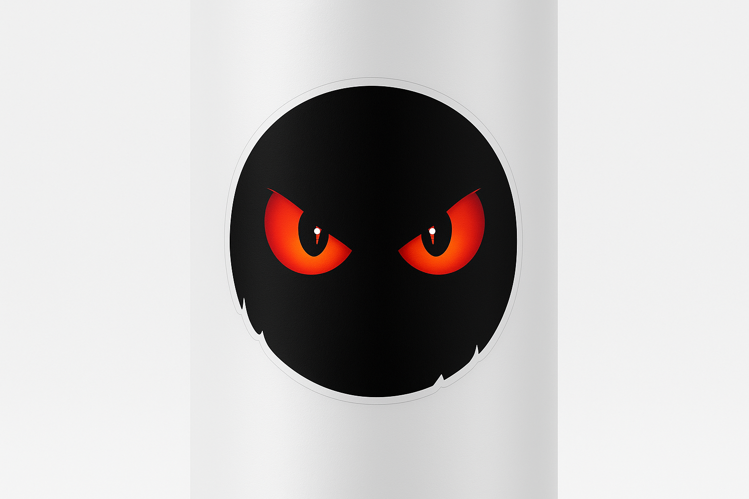 Black Moon Monster Eyes Sticker Decal Vinyl Laptop Car Window Bumper AUTO Water Bottle Helmets Waterproof