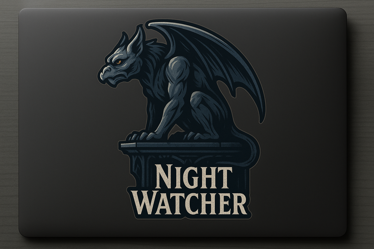 Night Watcher Gargoyle Sticker Decal Vinyl Laptop Car Window Bumper AUTO Water Bottle Helmets Waterproof Gothic