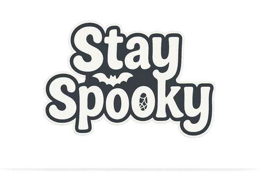 Halloween Stay Spooky Sticker Decal Vinyl Laptop Car Window Bumper Truck AUTO Bottle Water Bottle Helmets Waterproof