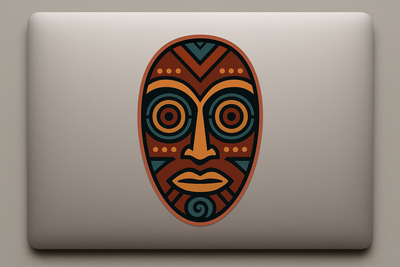 Tribal Mask Sticker Decal Vinyl Laptop Car Window Bumper AUTO Water Bottle Helmets Waterproof