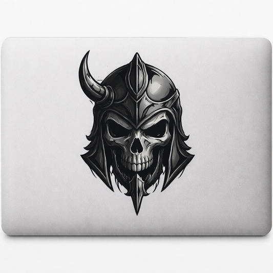Dark Warrior Skull Silhouette Sticker Decal Vinyl Laptop Car Window Bumper AUTO Water Bottle Helmets Waterproof
