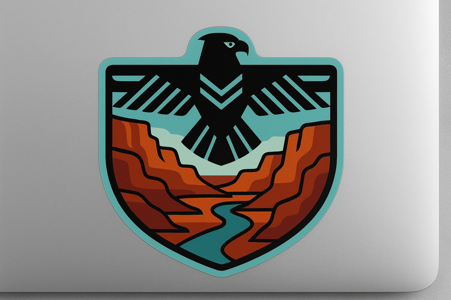 Eagle Native Sticker Decal Vinyl Laptop Car Window Bumper AUTO Water Bottle Helmets Waterproof Canyon