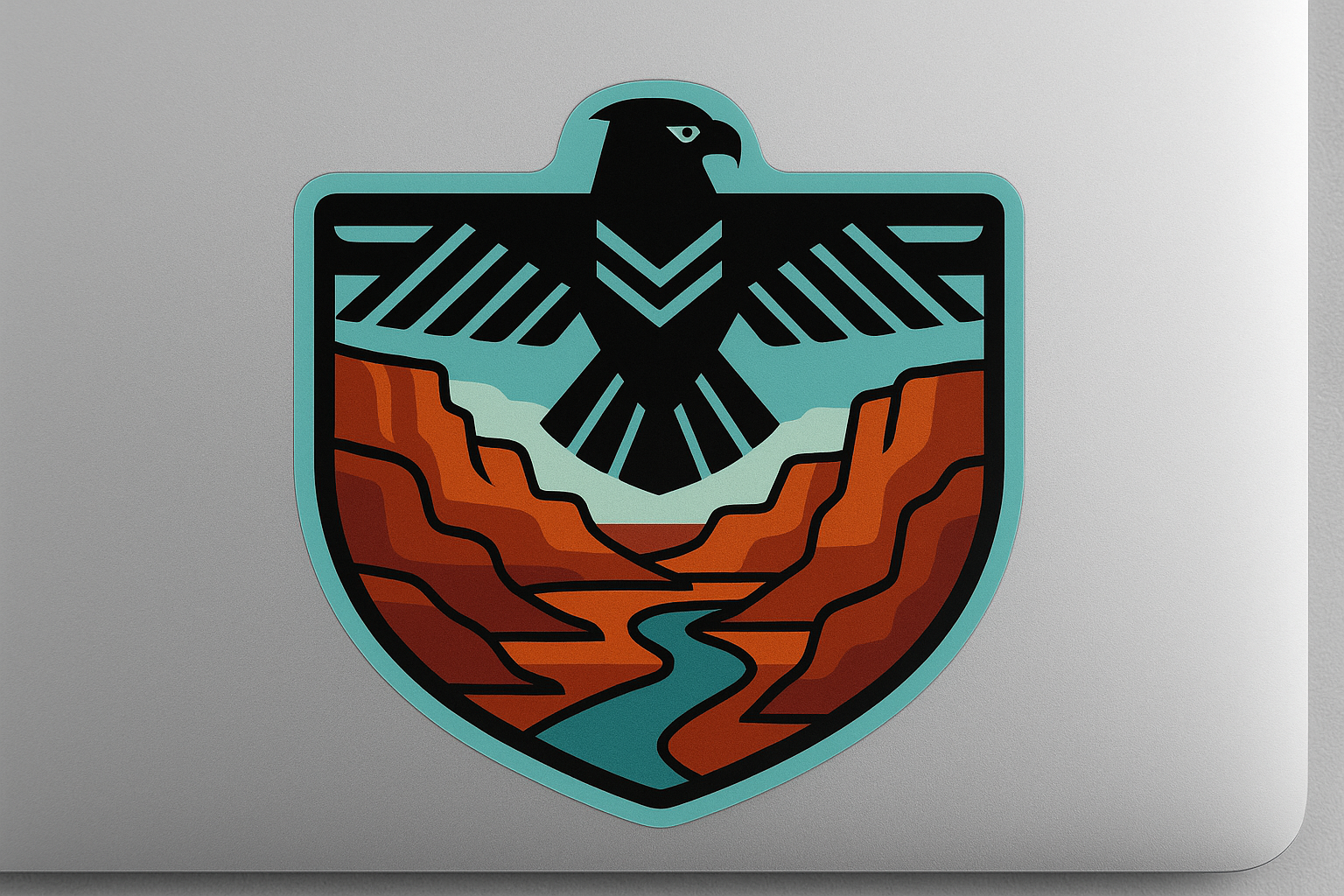 Eagle Native Sticker Decal Vinyl Laptop Car Window Bumper AUTO Water Bottle Helmets Waterproof Canyon