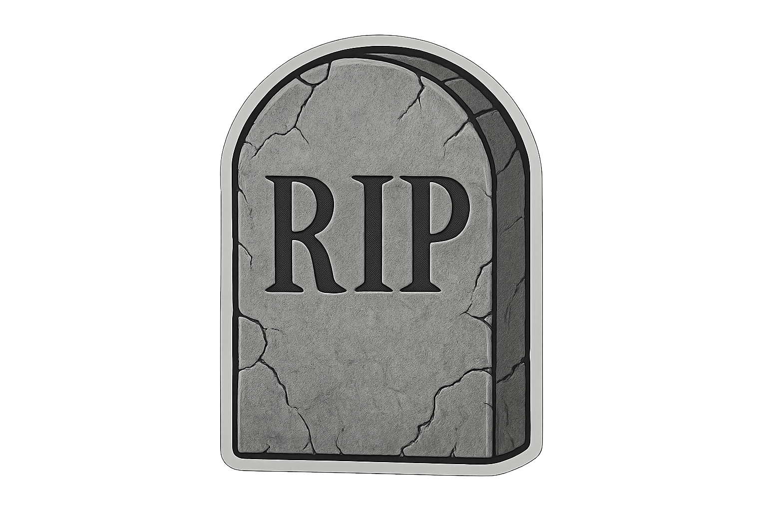 Tombstone RIP Sticker Decal Vinyl Car Window Laptop Bumper AUTO Water Bottle Helmets Waterproof Gothic Style