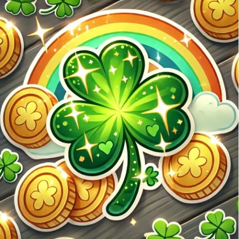 Vinyl sticker: Lucky Four-Leaf Clover Glow Laptop Wall Car Window Bumper Sticker Decal Truck Waterproof Auto Water Bottle (4)