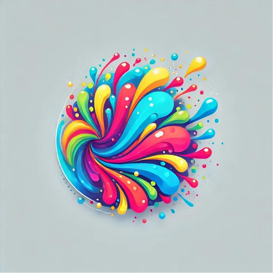 Vinyl sticker: Holi Festival Color Splash Motion Laptop Wall Car Window Bumper Sticker Decal Truck Waterproof Auto Water Bottle