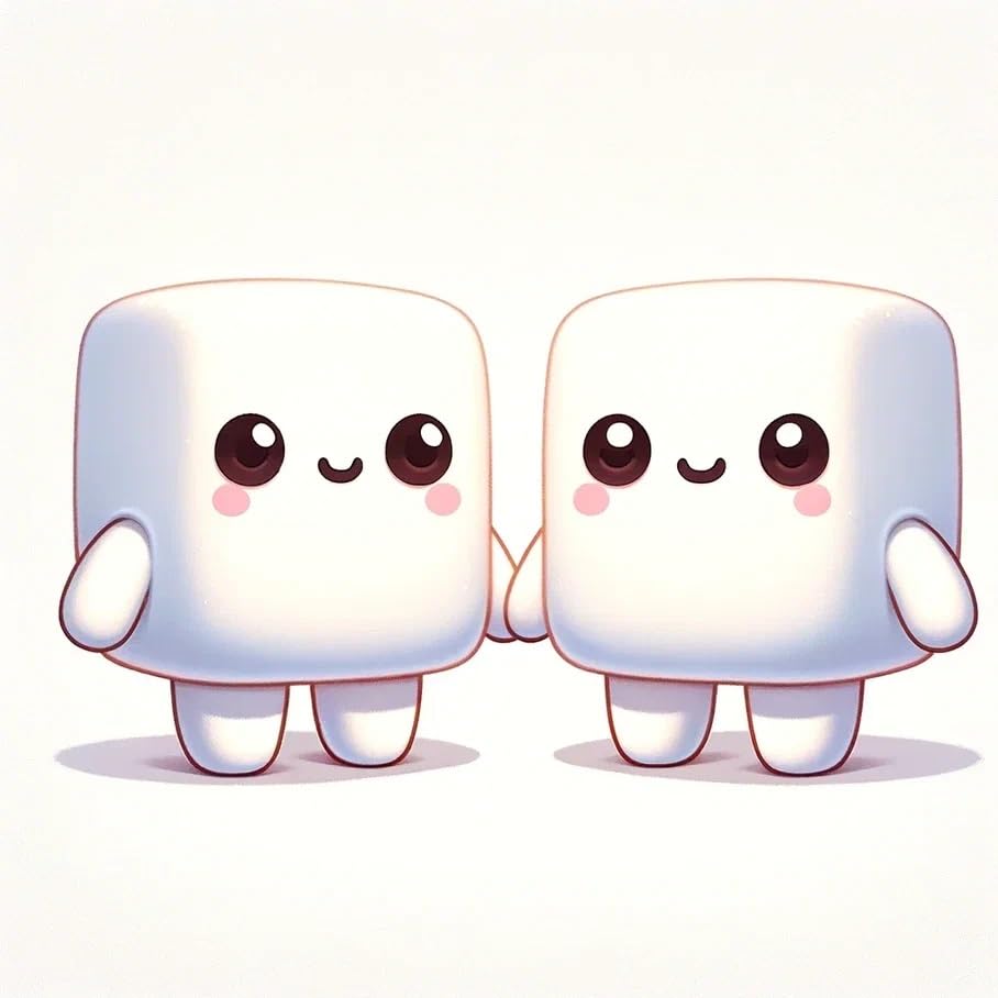 Vinyl sticker: Cute Names of Lovers Happy Marshmallow Holding Hands Vinyl Sticker Durable & Waterproof Custom Couple Decals for Laptops Cars and Walls Perfect for Valentine's Day Anniversaries & Romantic Gifts