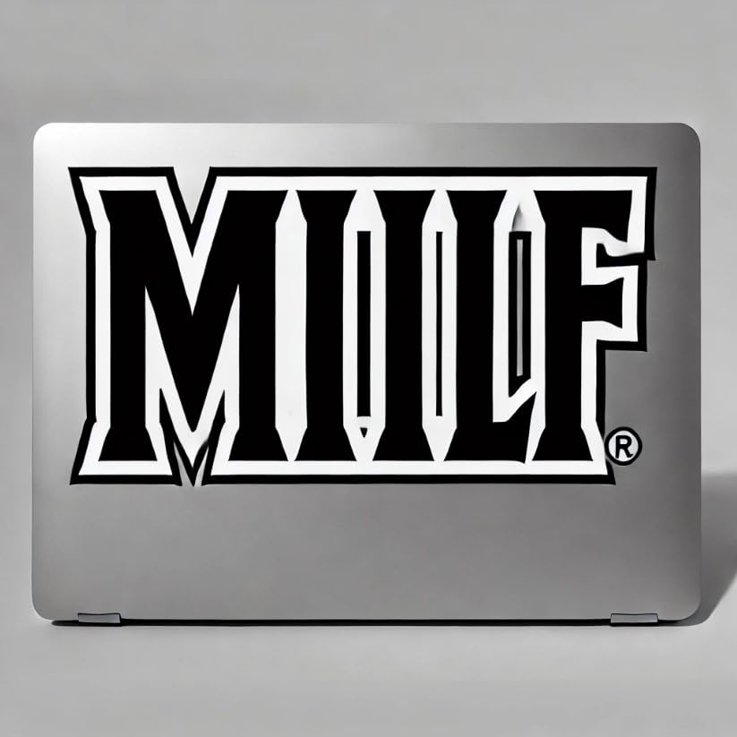 Vinyl sticker: Classic Milf Sticker for Laptop, Wall, Car, Window, Bumper, Waterproof Decal for Trucks and Water Bottles
