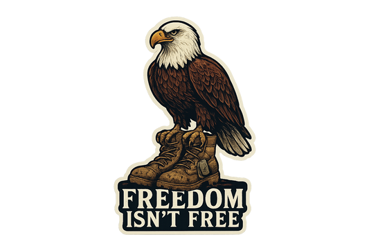 Eagle USA Sticker Decal Vinyl Laptop Car Window Bumper AUTO Water Bottle Helmets Waterproof Bald Eagle Military