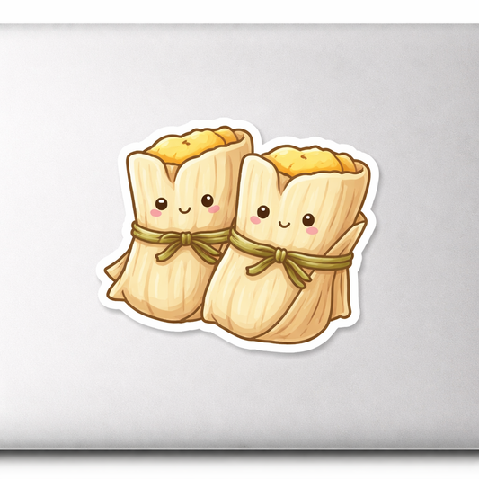 Tamales Mexico Sticker Decal Vinyl Laptop Car Window Bumper AUTO Water Bottle Helmets Waterproof Food