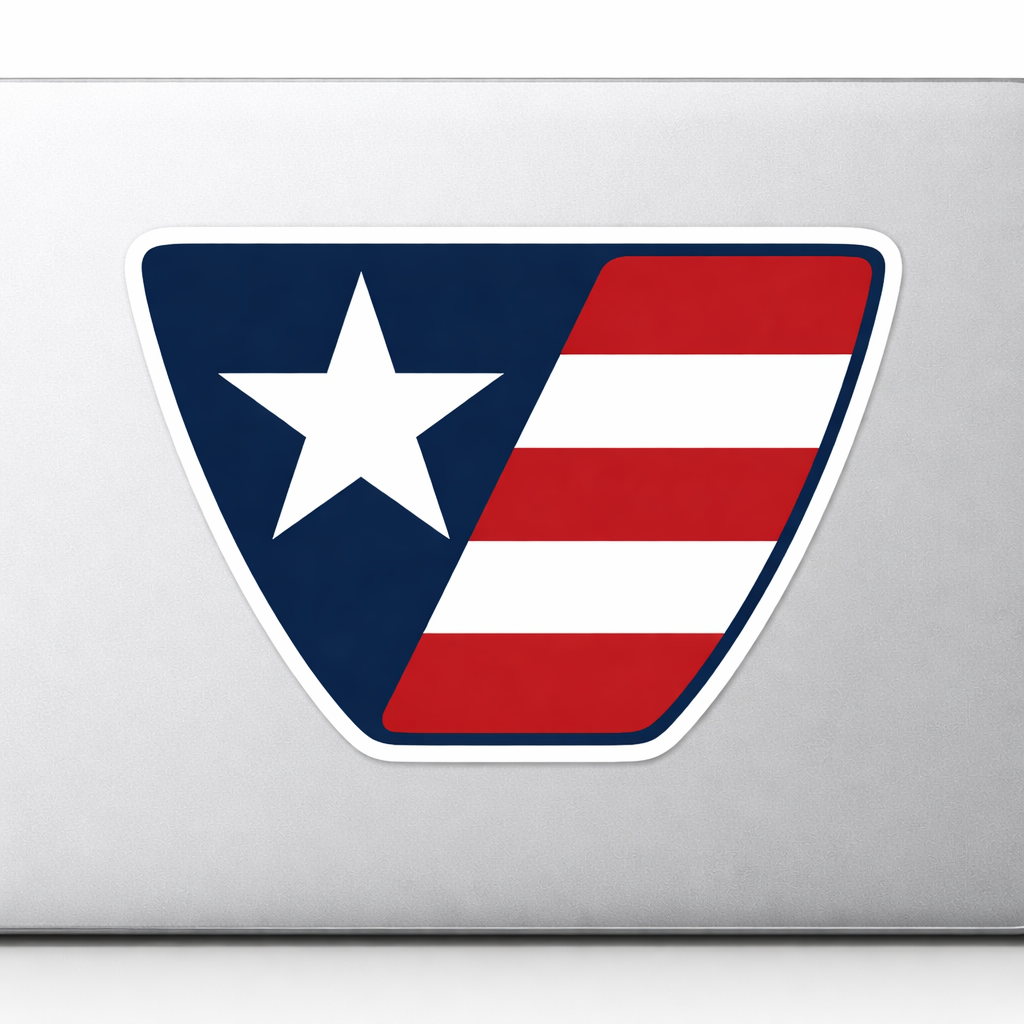 PR Puerto Rico Sticker Decal Vinyl Laptop Car Window Bumper AUTO Water Bottle Helmets Waterproof Flag Emblem
