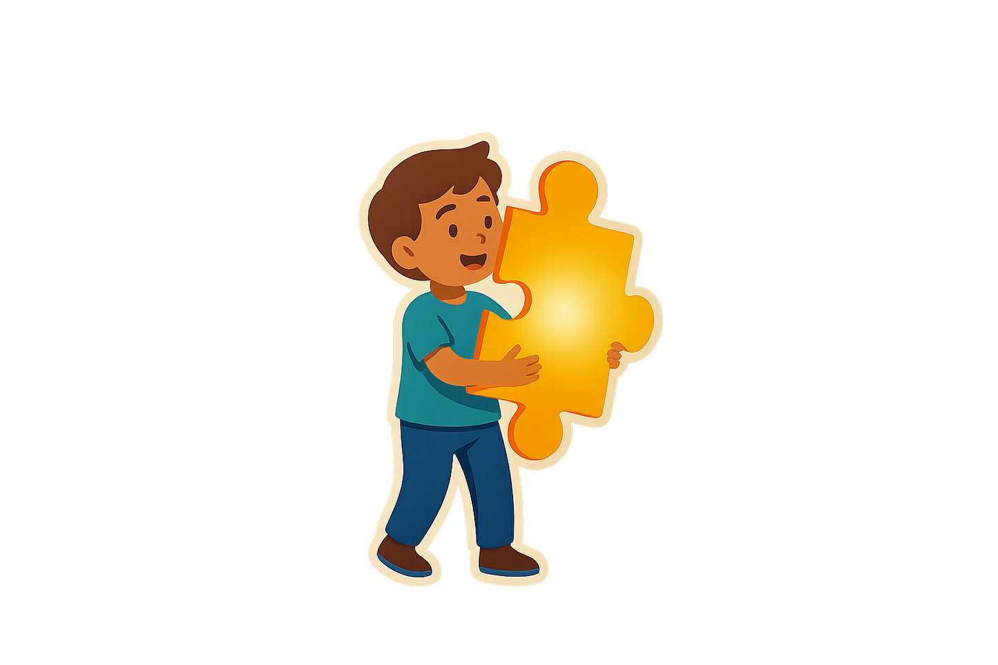 Puzzle Sticker Decal Vinyl Laptop Car Window Bumper AUTO Water Bottle Helmets Waterproof Educational Kids