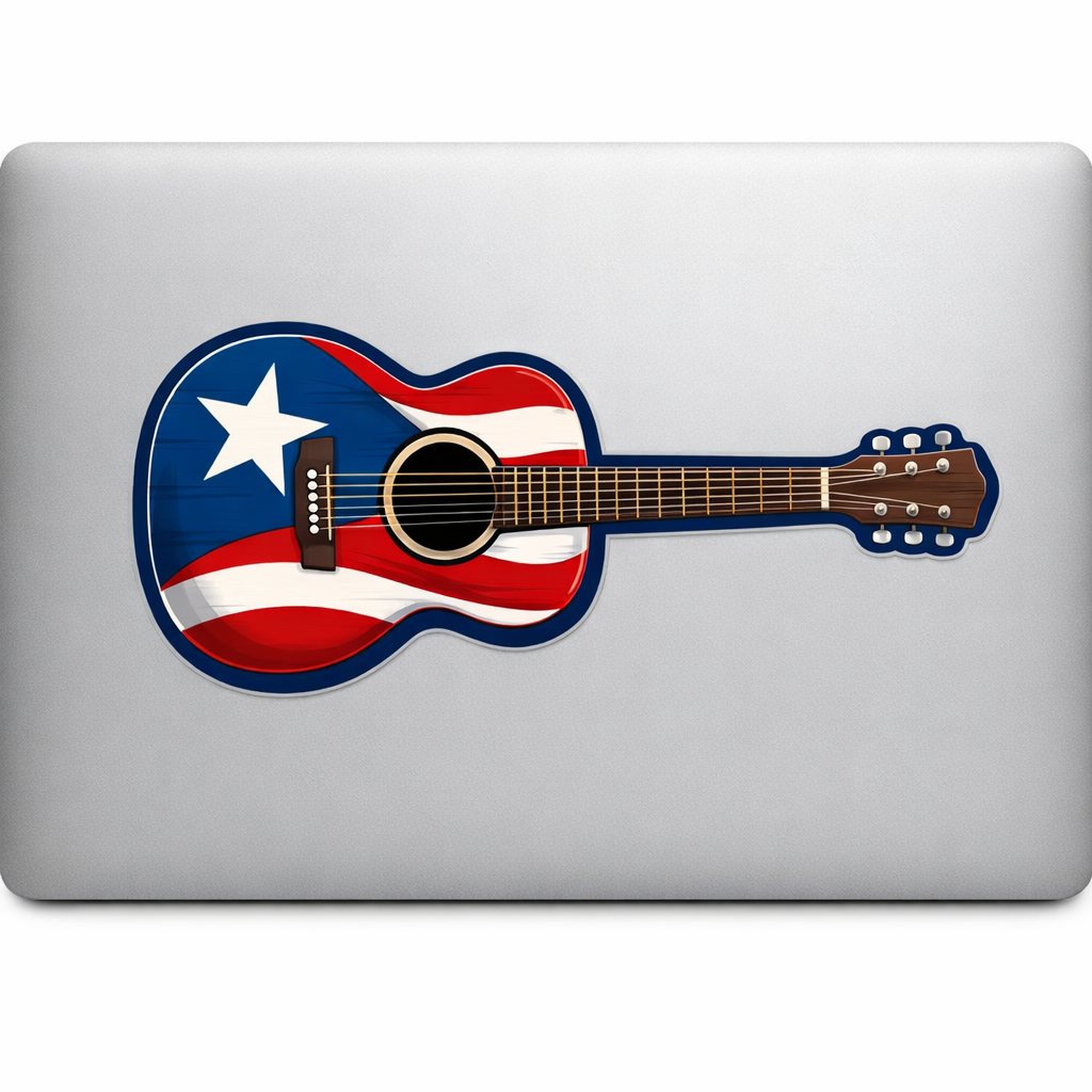 PR Puerto Rico Sticker Decal Vinyl Laptop Car Window Bumper AUTO Water Bottle Helmets Waterproof