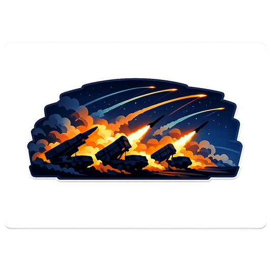 MB Missile Battery Sticker Decal Vinyl Laptop Car Window Bumper AUTO Water Bottle Helmets Waterproof Cinematic Action