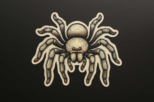 Giant Spider Sticker Decal Vinyl Laptop Car Window Bumper AUTO Water Bottle Helmets Waterproof