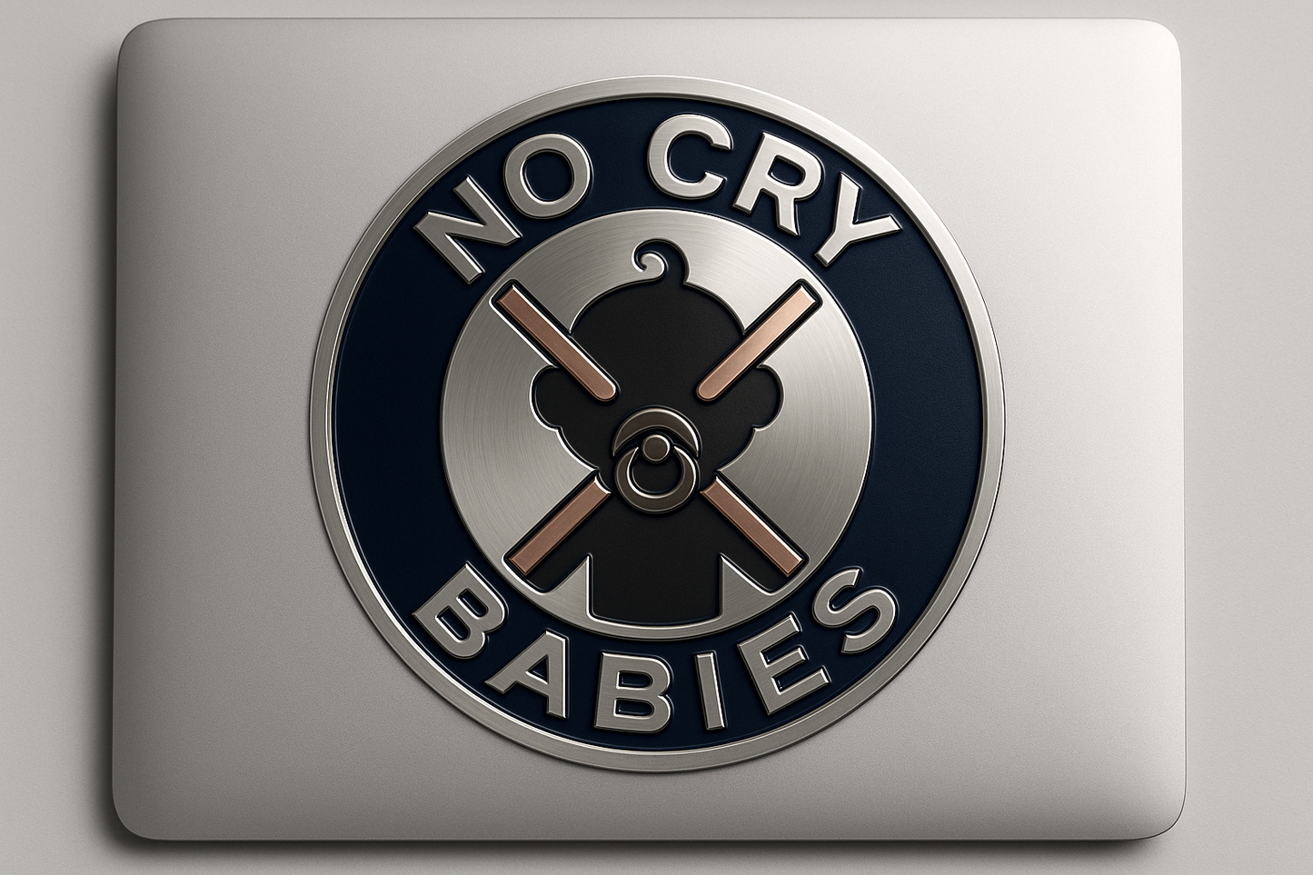 NO CRY BABIES Sticker Decal Vinyl Laptop Car Window Bumper Truck AUTO Bottle Water Bottle Helmets Waterproof