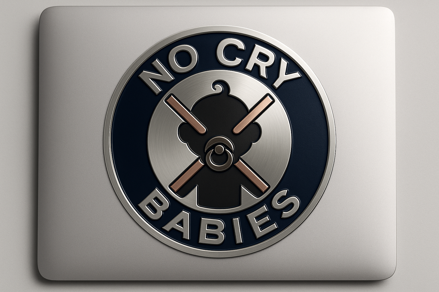 NO CRY BABIES Sticker Decal Vinyl Laptop Car Window Bumper Truck AUTO Bottle Water Bottle Helmets Waterproof