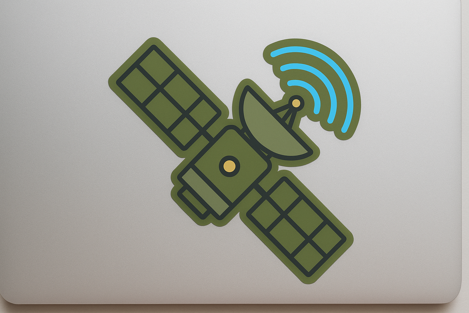 Military Satellite Signal Sticker Decal Vinyl Laptop Car Window Bumper AUTO Water Bottle Helmets Waterproof