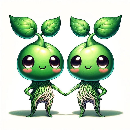 Vinyl sticker: Cute Names of Lovers Happy Sprout Holding Hands Vinyl Sticker Durable & Waterproof Custom Couple Decals for Laptops Cars and Walls Perfect for Valentine's Day Anniversaries & Romantic Gifts