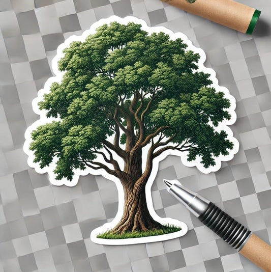 Vinyl sticker: Eastern Cottonwood Tree Kansas Symbol Laptop Wall Car Window Bumper Sticker Decal Truck Waterproof Auto Water Bottle Vinyl (6)