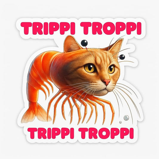 Vinyl sticker: Waterproof Tung Tung Tung Sahur Sticker for Laptop Wall Car Window Bumper Decal Truck Auto Water Bottle – Cartoon Wood Mascot with Bat and Banner 4in