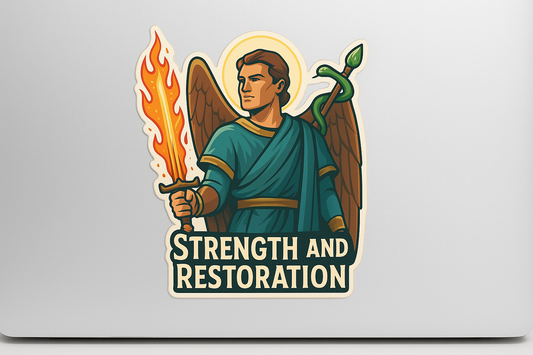 Raphael Angel Sticker Decal Vinyl Laptop Car Window Bumper AUTO Water Bottle Helmets Waterproof Guardian Icon