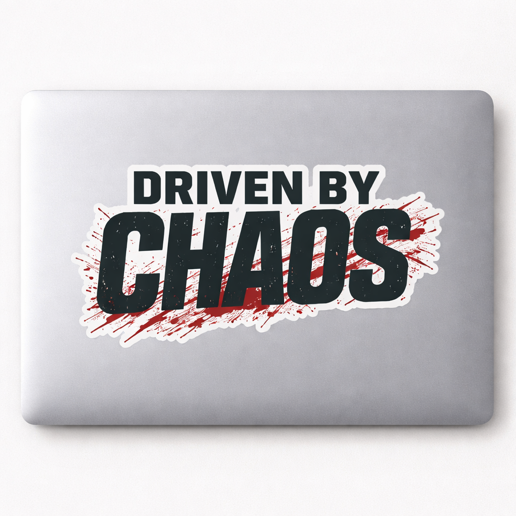DBYCH Driven by Chaos Sticker Decal Vinyl Laptop Car Window Bumper AUTO Water Bottle Helmets Waterproof