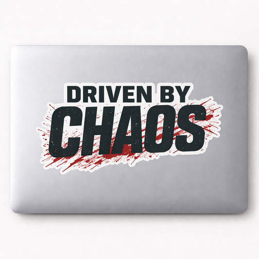 DBYCH Driven by Chaos Sticker Decal Vinyl Laptop Car Window Bumper AUTO Water Bottle Helmets Waterproof