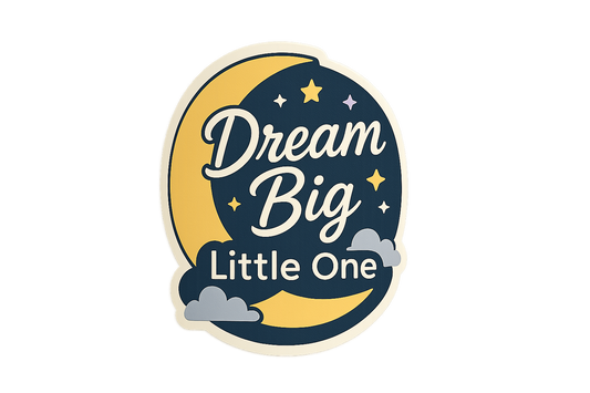 Dream Big Little One Moon Sticker Decal Vinyl Laptop Car Window Bumper AUTO Water Bottle Helmets Waterproof
