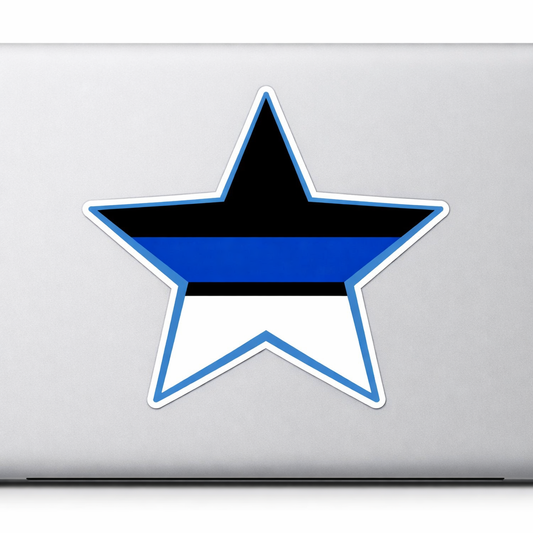 Thin Blue Line Flag USA Sticker Decal Vinyl Laptop Car Window Bumper AUTO Water Bottle Helmets Waterproof