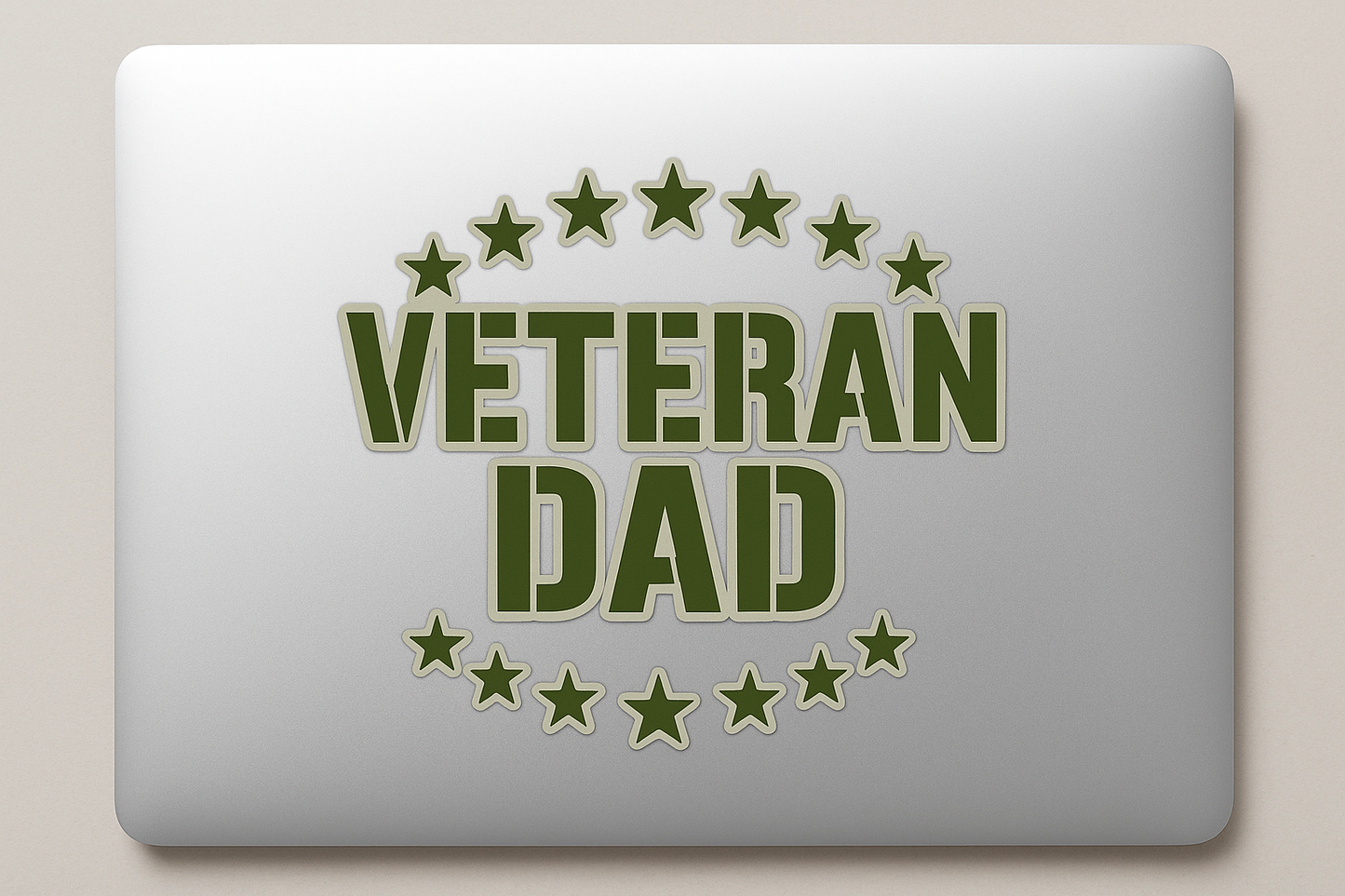 Veteran Dad USA Sticker Decal Vinyl Laptop Car Window Bumper AUTO Water Bottle Helmets Waterproof