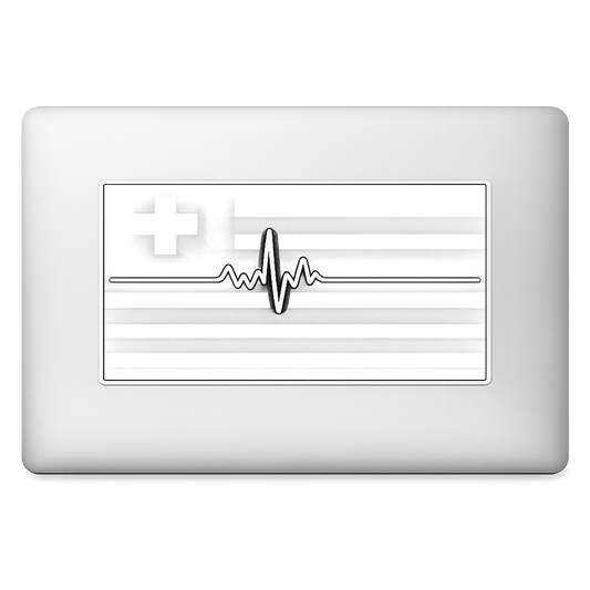 USA American Flag EMS Sticker Decal Vinyl Laptop Car Window Bumper AUTO Water Bottle Helmets Waterproof Medical