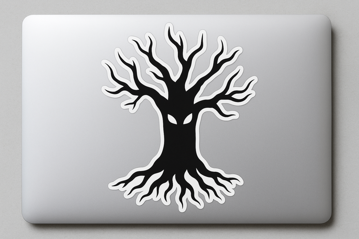 Haunted Tree Sticker Decal Vinyl Laptop Car Window Bumper AUTO Water Bottle Helmets Waterproof Black Dark Roots
