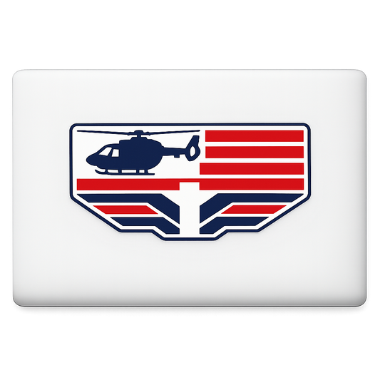 US United States Sticker Decal Vinyl Laptop Car Window Bumper AUTO Water Bottle Helmets Waterproof EMS Helicopter