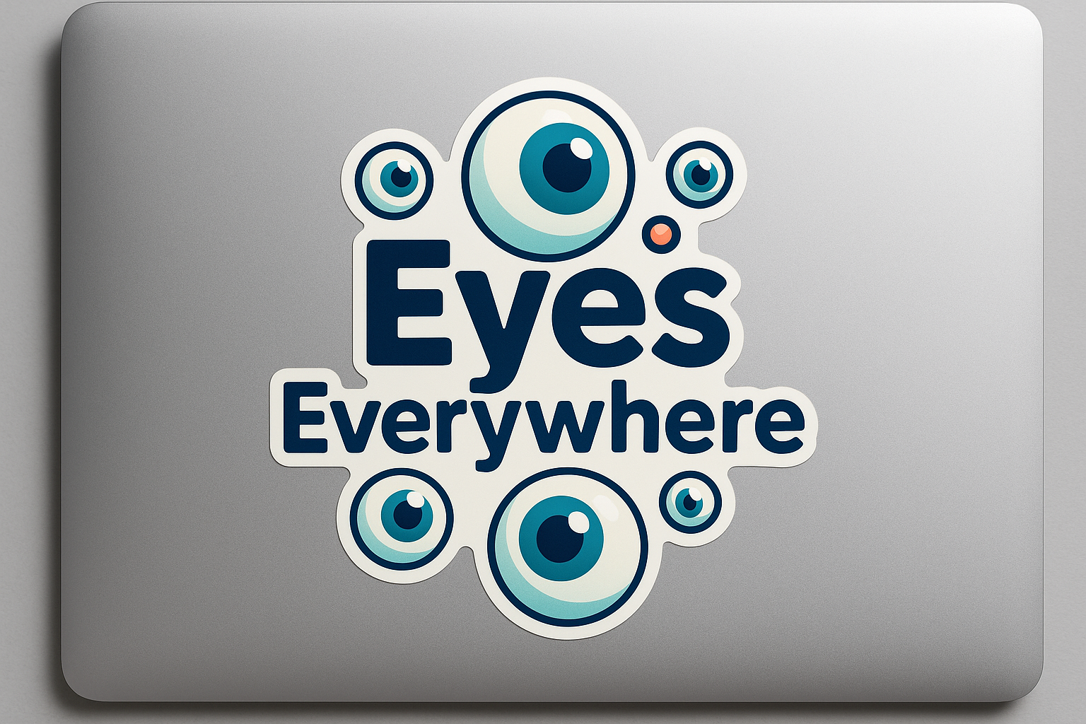 Floating Eyeballs Eyes Everywhere Sticker Decal Vinyl Laptop Car Window Bumper AUTO Bottle Water Bottle Helmets Waterproof