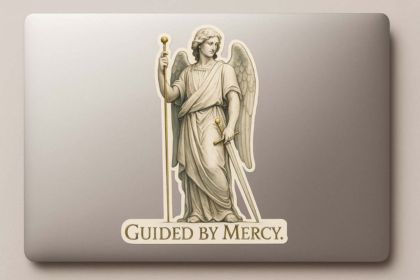 Raphael Archangel Sticker Decal Vinyl Laptop Car Window Bumper AUTO Water Bottle Helmets Waterproof Angel