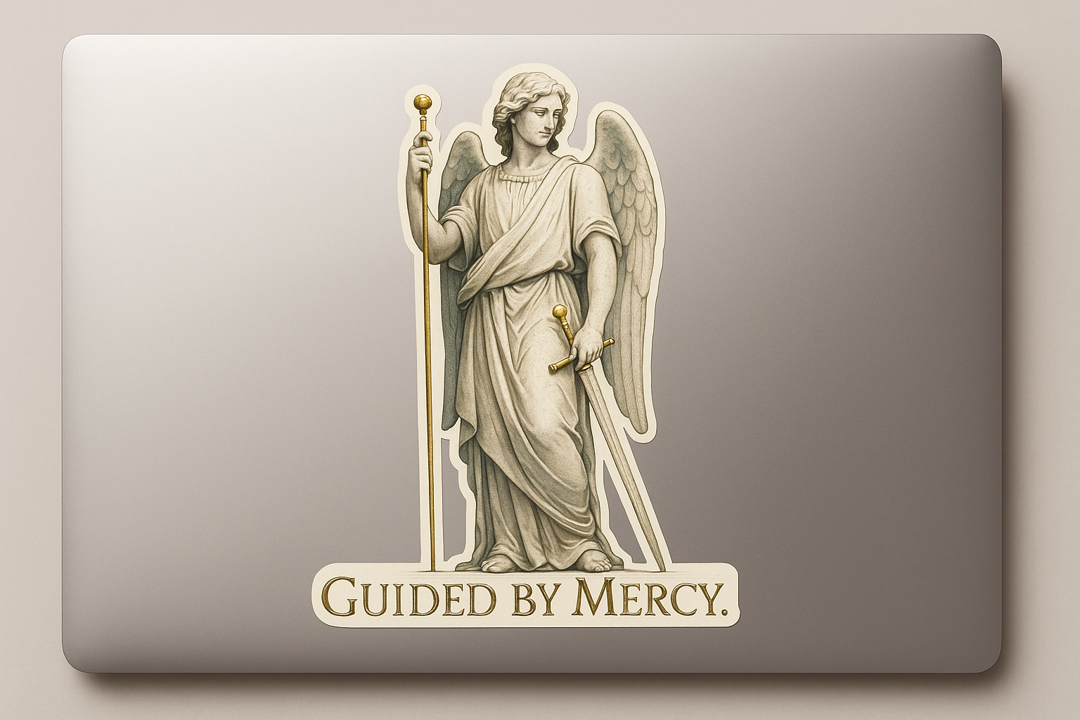 Raphael Archangel Sticker Decal Vinyl Laptop Car Window Bumper AUTO Water Bottle Helmets Waterproof Angel