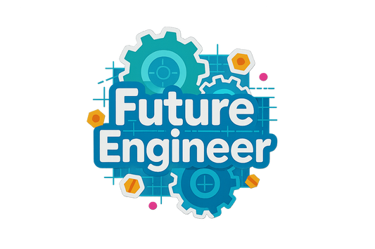 Future Engineer Sticker Decal Vinyl Laptop Car Window Bumper AUTO Water Bottle Helmets Waterproof Gears Blueprints
