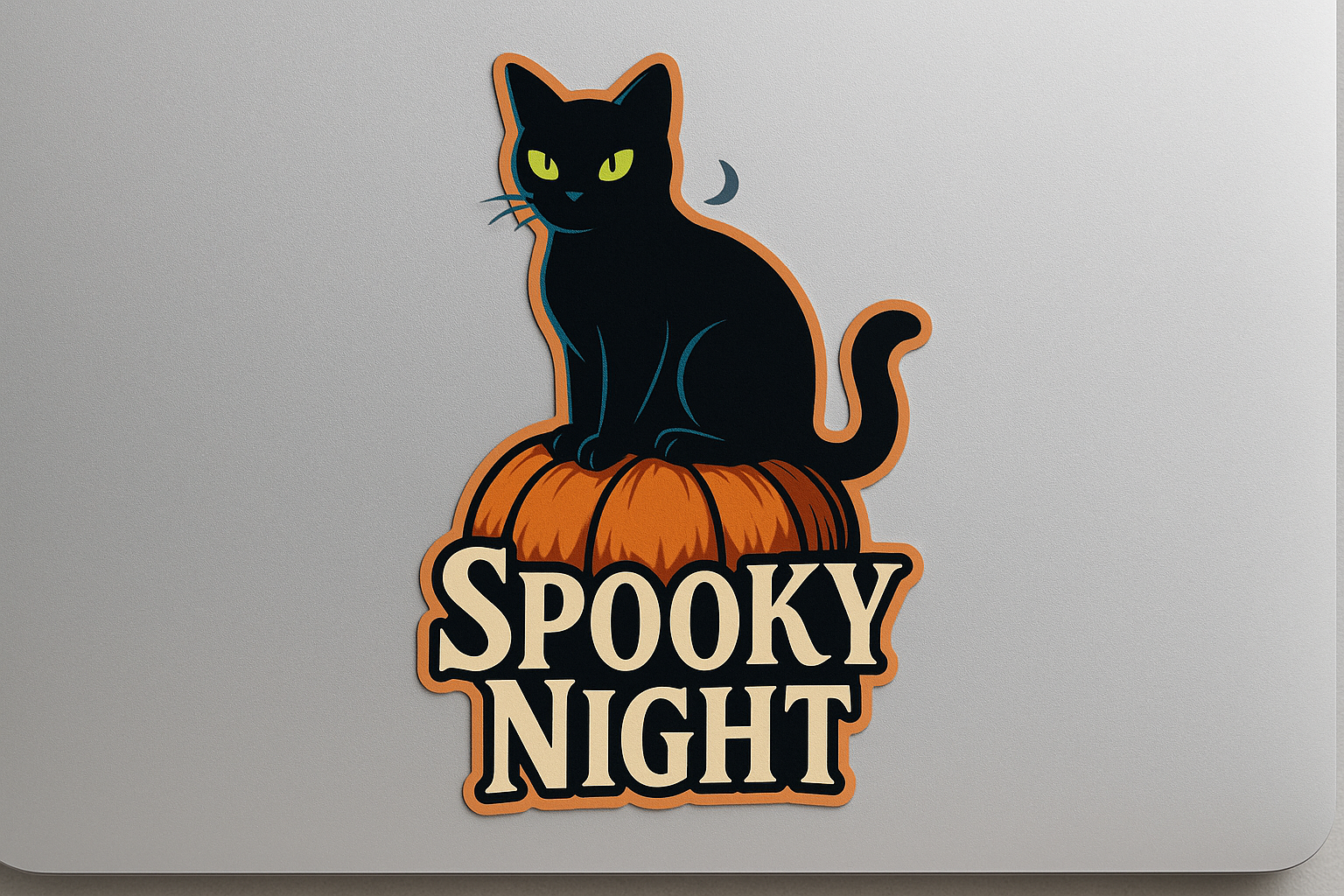 Black Cat Sticker Decal Vinyl Laptop Car Window Bumper AUTO Water Bottle Helmets Waterproof