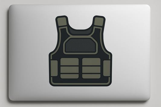 Tactical Vest Sticker Decal Vinyl Laptop Car Window Bumper AUTO Water Bottle Helmets Waterproof Military